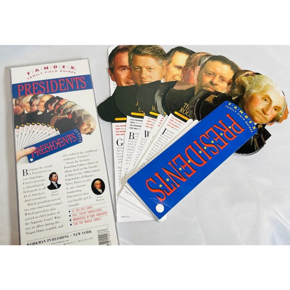 Presidents Of The United States Kids Learning Teaching Classroom Index Fandex